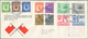 Abu Dhabi: 1963/71, Covers (4 Inc. First Definitives Cpl. Set FDC, Resp. Cto 1965) And Mint/cto Airl - Abu Dhabi