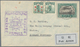 China - Flugpost: 1931/37, 10 First Flight Airmail Covers, Partly Registered, Some In Mixed Conditio - Other & Unclassified