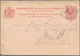 Delcampe - Curacao: 1884/1942, Covers (5), Used Ppc (2) And Used Stationery (11 Inc. Uprates) Inc. Registration - Curacao, Netherlands Antilles, Aruba