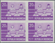 Indonesien: 1960s/1970s, U/m Assortment Of Apprx. 460 BLOCKS OF FOUR Showing Varieties Like Misperfo - Indonesia