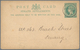 Malaiische Staaten - Penang: 1891/1945, Used Stationery Cards (6, Inc. Local Usage W.1893 2nd Half R - Penang