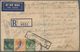 Malaiische Staaten - Penang: 1900's-1950's Ca.: More Than 200 Covers And Few Postal Stationery Regis - Penang