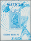 St. Lucia: 1967, 15 C. Independence (Scott C1, Mi. 217), Perforated And Imperforated Stamp And Souve - St.Lucia (...-1978)