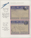 Südafrika - Ganzsachen: 1941/1977 - AEROGRAMMES: Collection Of 87 Air Letters, Written Up On Pages, - Sonstige & Ohne Zuordnung