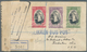 Delcampe - Tonga: 1906/1944, Lot Of Three Covers And Two Used Stationery Cards, Only Better Items (single Lots) - Tonga (...-1970)