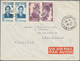 Vietnam: 1954/73, 14 Covers And 5 Labels Of North And South Vietnam, Some In Mixed Condition. - Vietnam