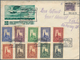 Alle Welt: 1900/1965, Balance Of 28 Covers/cards/stationeries, E.g. Austria, Ethiopia, Spain, Luxemb - Collections (without Album)