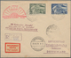 Zeppelinpost Deutschland: Collection Of 71 Zeppelin Cards And Covers, Ca 60 Flown + Several Hindenbu - Luft- Und Zeppelinpost