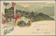 Schweiz: 1890er/1920er Jahre - ANSICHTSKARTEN: Kollektion Von Etwa 170 Mehrfarbigen Ansichtskarten A - Sammlungen