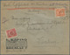 Deutschland: 1900 Ab Ca., Konvolut Mit Interessanter Bedarfspost Infla Und Weimar, Dabei 4 Verschied - Sammlungen