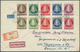 Delcampe - Deutschland Nach 1945: 1945/1956, Kleiner Posten Von 12 Belegen Mit Fast Nur Besseren Frankaturen, U - Collections