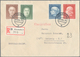 Delcampe - Deutschland: 1900/1960 (ca.), Interessanter Posten Mit Ca. 300 Belegen Ab Germania, Mit Zeppilin, Fl - Sammlungen