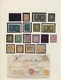 Delcampe - Preußen - Marken Und Briefe: 1850/1867, Schöne Sammlung, Auf Blanko-Blättern Aufgezogen, Mit Dekorat - Sonstige & Ohne Zuordnung