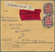 Deutsches Reich: 1916/1922, Interessanter Posten Von über 100 Paketkartenstammteilen, Dabei Feldpost - Collections