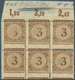 Deutsches Reich - Weimar: 1924/1933, Nette Zusammenstellung Mit Markant Verzähntem OR-6er-Block 3 Re - Collections