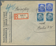 Delcampe - Deutsches Reich - 3. Reich: 1933/1945, Hindenburg Wz. Waffeln Und Hakenkreuz Und Hitler Dauerserienf - Used Stamps
