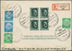 Deutsches Reich - 3. Reich: 1934/1944, Lot Von 13 Briefen Und Karten (einmal Feldpost), Dabei Nette - Used Stamps