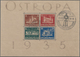 Deutsches Reich - 3. Reich: 1935, OSTROPA, Partie Von Vier Gestempelten Blocks, Davon Drei Mit SST U - Used Stamps