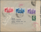 Delcampe - Deutsches Reich - 3. Reich: 1939/1945, Vielseitige Zusammenstellung In Zwei Ringalben Mit über 100 B - Used Stamps