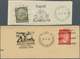 Deutsches Reich - Stempel: 1936/1943, Freimarken-Stempler, Partie Mit 36 Briefstücken, Einer Vorders - Franking Machines (EMA)