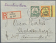 Delcampe - Deutsche Kolonien - Karolinen - Stempel: 1901/1912, Drei Ausstellungsseiten Mit Vier Briefen/Ganzsac - Caroline Islands