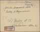 Delcampe - Deutsche Abstimmungsgebiete: Saargebiet: 1807/1960 (ca.), Interessanter Posten Mit Frankaturen Aus B - Briefe U. Dokumente