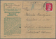 KZ-Post: 1934/1945, Sammlung Von Insgesamt Ca. 220 Belegen, Vordrucken Und Dokumenten, Dabei Belege - Covers & Documents