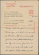 Delcampe - KZ-Post: 1934/1945, Sammlung Von Insgesamt Ca. 220 Belegen, Vordrucken Und Dokumenten, Dabei Belege - Cartas & Documentos