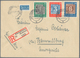 Delcampe - Deutschland Nach 1945: 1946/1957 (ca.), Abwechslungsreicher Posten Mit Rund 200 Belegen, Dabei U.a. - Collections