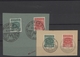 Sowjetische Zone: 1945/1946, Meist Gestempelte Zusammenstellung, Dabei Großformatiges Briefstück Mit - Other & Unclassified
