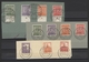 Delcampe - Sowjetische Zone: 1945/1946, Meist Gestempelte Zusammenstellung, Dabei Großformatiges Briefstück Mit - Sonstige & Ohne Zuordnung