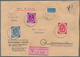Bundesrepublik Deutschland: 1953/1959, Partie Von 33 Briefen/Karten Mit Dauerserien-Frankaturen Meis - Collections