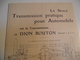 De DION BOUTON, Livret Publicitaire, Transmission , Salon  1902 - Publicités