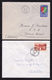 Surtaxé Fondation De Lattre & Journée Du Timbre / Lot 2 Lettres Dont Seul / COLOMB BECHAR 1958 - Lettres & Documents
