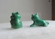 Kinder 1986 RARE : Les Happy Frogs : La Tortue Assise Et La Tortue Allongée - Autres & Non Classés