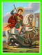 IMAGES RELIGIEUSES - SAINT GEORGES  - PROVENANT DE LA GRÈCE EN 1969  - DIMENSION 19 X 26 Cm - - Images Religieuses