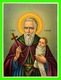 RELIGION - IMAGES RELIGIEUSES - SAINT STYLIANOS  - PROVENANT DE LA GRÈCE EN 1966  - DIMENSION 19 X 26 Cm - - Andachtsbilder