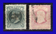 1882 - 1884 - Brasil - Sc. 83 - 84  - BR- 271 - Scaneadas A 600 Ppp - Gebruikt