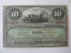 Cuba 10 Pesos 1896 With PLATA(Gold) Overprint Banknote UNC - Cuba