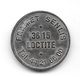 Jeton De Caddie  Argenté  Ville  SENS  ( 89 ),  LOCTITE  Verso  FRAMET  SENLIS  Recto  Verso - Trolley Token/Shopping Trolley Chip