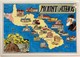 #27 Animated Map Of Mount Athos - GREECE - Postcard - Cartes Géographiques