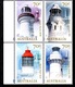 Australie Australia 4162/65 Et 4166/69 Timbres Et Auto-adhésifs Issues De Carnet , Phare - Phares