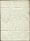 Let MARQUES POSTALES D'ARMEES - MP N°3/Bau PRINCIPAL/ARM.D'ESPAGNE S. LAC De Saragosse 1811, Avec Purification Pour Nanc - Bolli Militari (ante 1900)