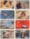 Lot (1) De 8 Télécartes Françaises De 1992 Usagées, Voir Détail Dans Le Descriptif - 1992