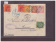 CHINA - COVER WITH MIX STAMPS HONG-KONG CHINA FROM TIENTSIN TO SWITZERLAND  - !!! WARNING: NO PAYPAL!!! - Lettres & Documents