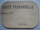 ARMES-MUNITIONS - Carte Personnelle (tissu Cartonné) De L'UNION DES FABRICANTS D'ARMES DE LIEGE - Collections