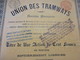 Action De 100 Francs Au Porteur Entièrement Libérée/Union Des Tramways/ Bruxelles /1900     ACT174 - Ferrocarril & Tranvías