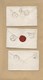 3 Enveloppes Donc 2 Avec Correspondance De Bone Algérie GC 5015 Vers Bragny Verso Tad Ambulant Spécial - 1849-1876: Période Classique