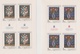 Czechoslovakia Scott 2090-2093 1976 Art, Sheetlets, Mint Never Hinged - Blocks & Sheetlets