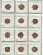 12 Coins Of 1 Penny Great Britain Varnished - Lots & Kiloware - Coins